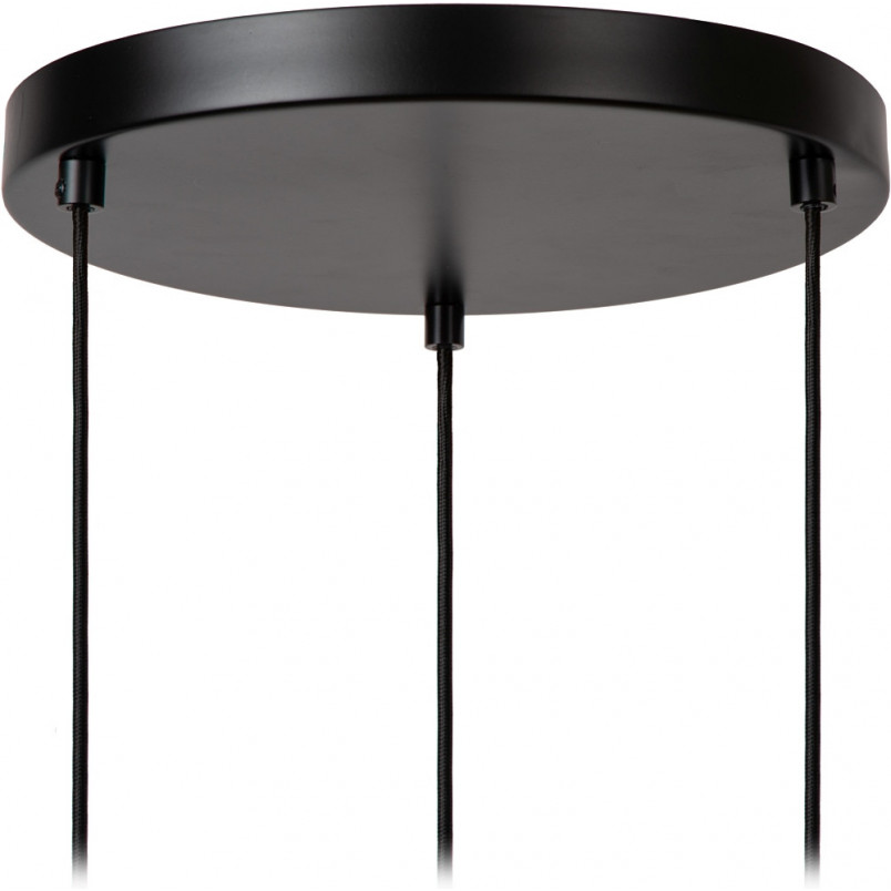 Lampa wisząca Ilona | Szklana, kolorowa, 3xE27 | Lucide