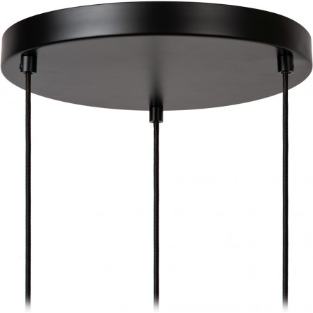 Lampa wisząca Ilona | Szklana, kolorowa, 3xE27 | Lucide