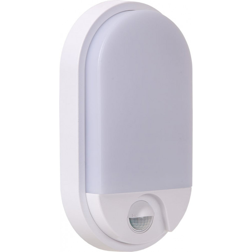 Kinkiet LED z czujnikiem ruchu | Lucide HUPS IR Oval - Biały