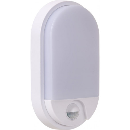 Kinkiet LED z czujnikiem ruchu | Lucide HUPS IR Oval - Biały