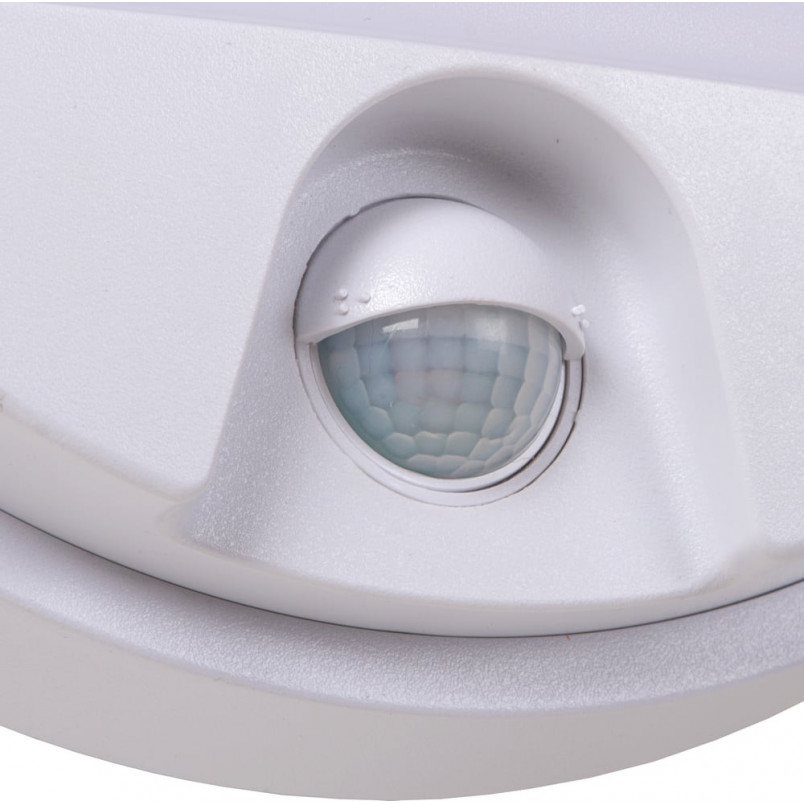 Kinkiet LED z czujnikiem ruchu | Lucide HUPS IR Oval - Biały