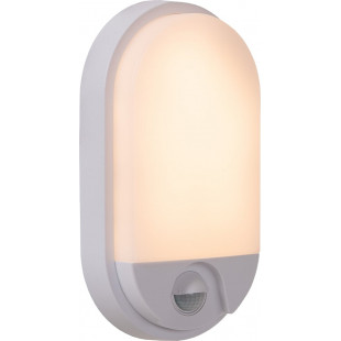 Kinkiet LED z czujnikiem ruchu | Lucide HUPS IR Oval - Biały