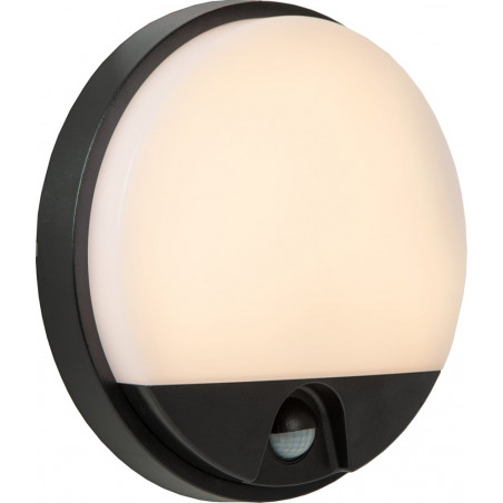 Kinkiet zewnętrzny LED Hups IR Round | Czarny | Lucide