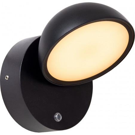 Kinkiet zewnętrzny Finn LED czarny | Lucide - Oświetlenie