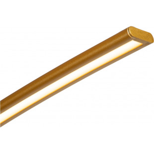 Lampa łukowa Curve LED | Mosiądz, Marmur | Lucide
