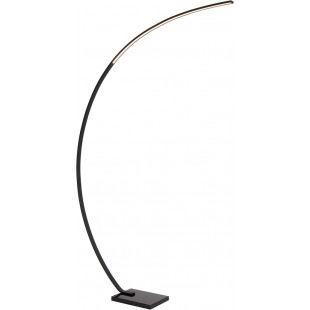 Lampa łukowa Curve LED czarny / marmur do salonu, sypialni czy gabinetu