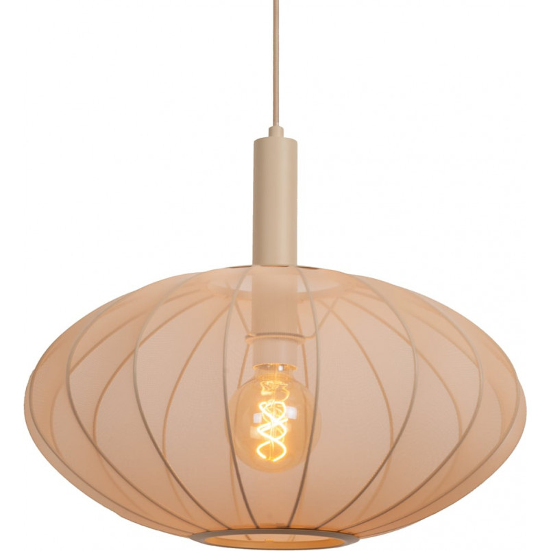 Lampa wisząca Corina kremowa Lucide | Japandi, E27