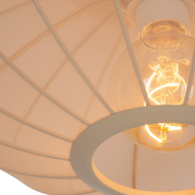 Lampa wisząca Corina kremowa Lucide | Japandi, E27