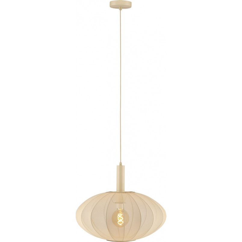 Lampa wisząca Corina kremowa Lucide | Japandi, E27
