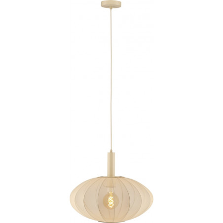 Lampa wisząca Corina kremowa Lucide | Japandi, E27