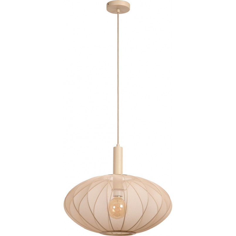 Lampa wisząca Corina kremowa Lucide | Japandi, E27