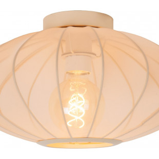 Plafon z abażurem japandi Corina 40cm kremowy Lucide