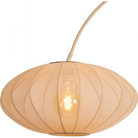 Lampa łukowa Corina kremowa Lucide | Japandi, Boho