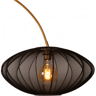 Lampa łukowa Corina czarna - Lucide | Elegancki design