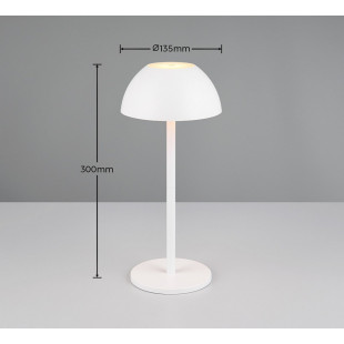 Lampa zewnętrzna Ricardo LED - biała, nowoczesna | Reality