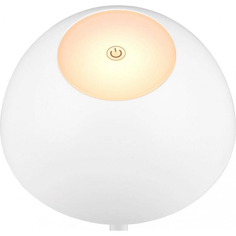 Lampa zewnętrzna Ricardo LED - biała, nowoczesna | Reality