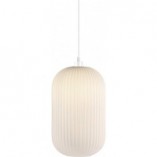 Lampa wisząca Milford biała Nordlux | E27, szkło