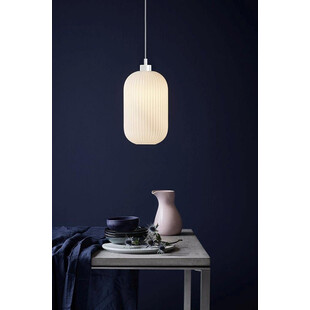 Lampa wisząca Milford biała Nordlux | E27, szkło