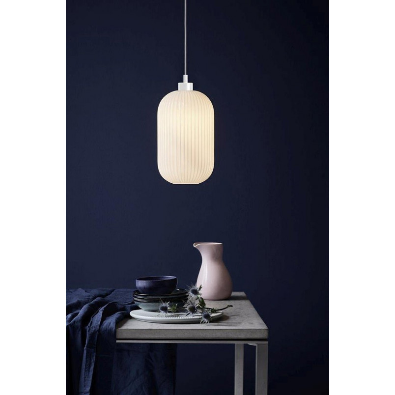 Lampa wisząca Milford biała Nordlux | E27, szkło