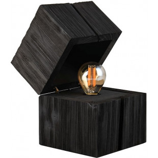 Lampa drewniana Trio Treasure czarna - Skandynawski design