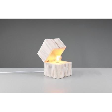 Lampa drewniana Trio Treasure - Skandynawski design | Kup teraz