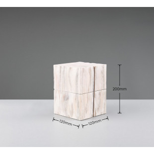 Lampa drewniana Trio Treasure - Skandynawski design | Kup teraz