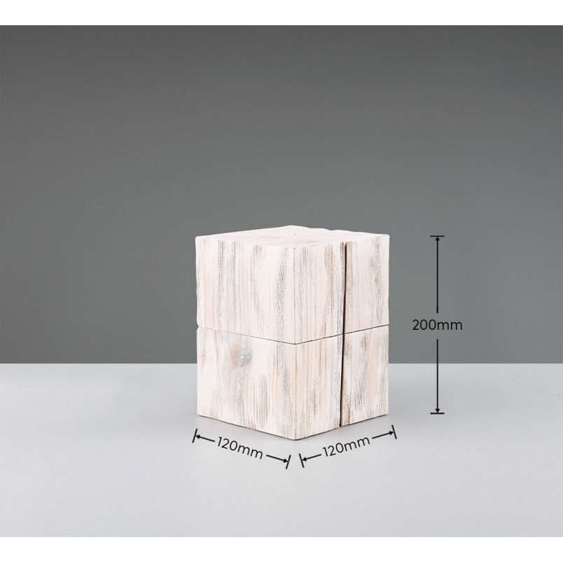 Lampa drewniana Trio Treasure - Skandynawski design | Kup teraz