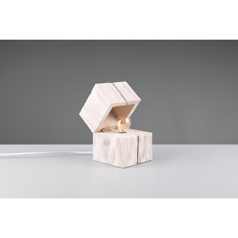 Lampa drewniana Trio Treasure - Skandynawski design | Kup teraz