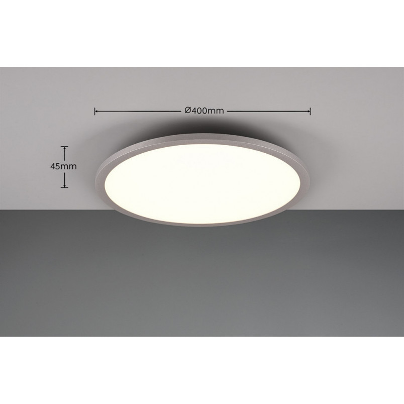 Plafon LED Yuma z pilotem - Trio | Nowoczesne oświetlenie