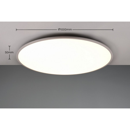 Plafon LED Trio Yuma: Ściemnianie pilotem | 100cm