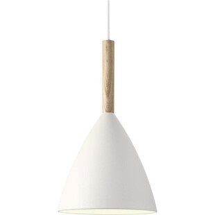 Lampa Wisząca Skandynawska Pure Biała 20cm | Design For The People