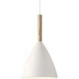 Lampa Wisząca Skandynawska Pure Biała 20cm | Design For The People