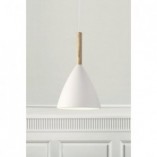 Lampa Wisząca Skandynawska Pure Biała 20cm | Design For The People