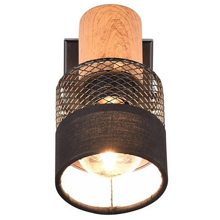 Kinkiet Loft Nandini Czarny Trio - Azurowy Design | Sklep Lamp