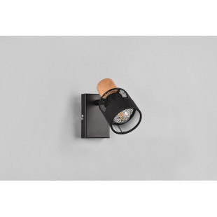 Kinkiet Loft Nandini Czarny Trio - Azurowy Design | Sklep Lamp