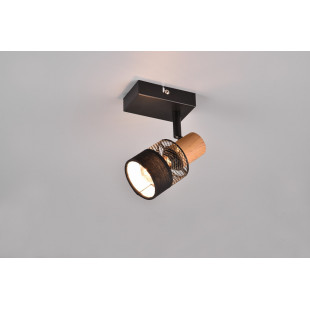 Kinkiet Loft Nandini Czarny Trio - Azurowy Design | Sklep Lamp