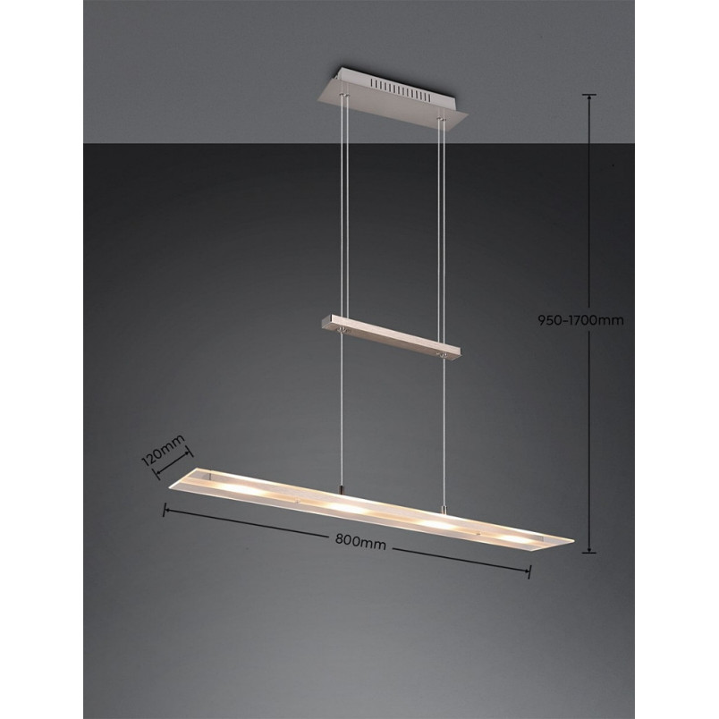 Lampa wisząca LED Milos 80cm - Nowoczesny design | Reality