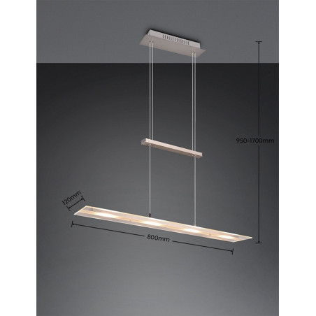Lampa wisząca LED Milos 80cm - Nowoczesny design | Reality