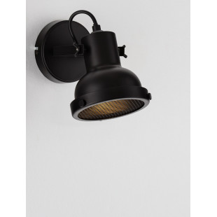 Kinkiet industrialny Sidero czarny - Decolab24