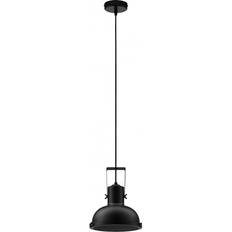 Lampa wisząca industrialna Sidero | Czarny mat | Decolab24