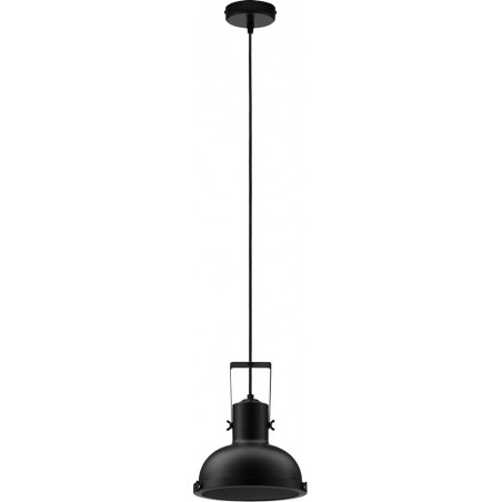 Lampa wisząca industrialna Sidero | Czarny mat | Decolab24