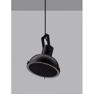 Lampa wisząca industrialna Sidero | Czarny mat | Decolab24