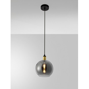 Lampa wisząca szklana kula Luxes 25cm - Eleganckie oświetlenie