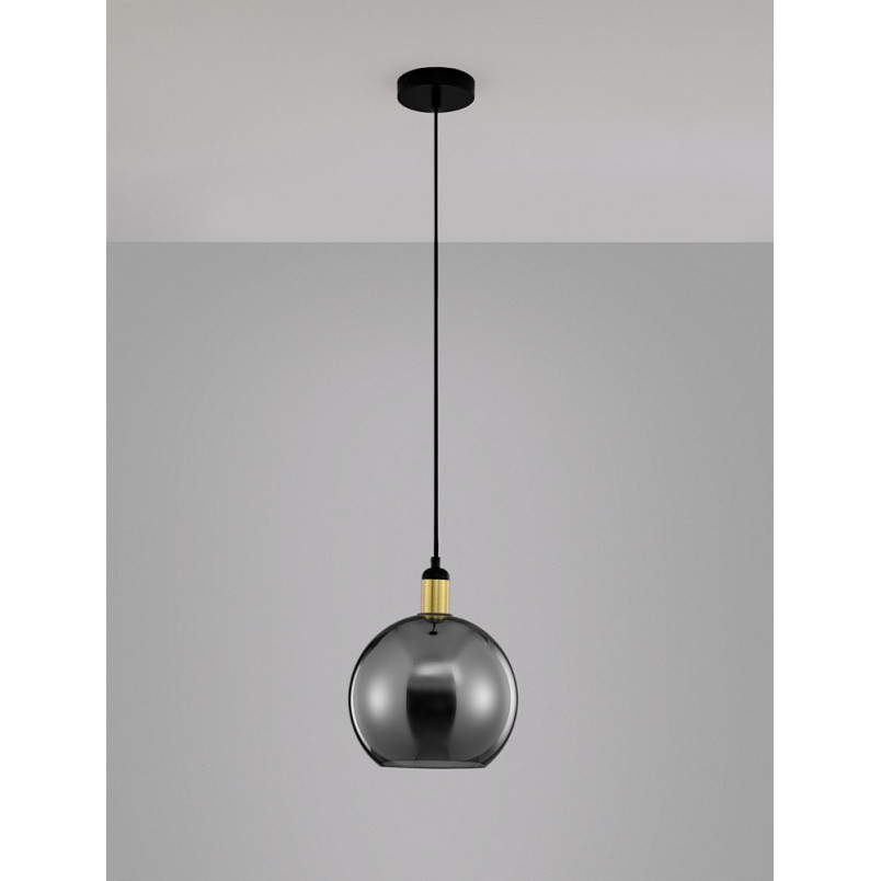 Lampa wisząca szklana kula Luxes 25cm - Eleganckie oświetlenie