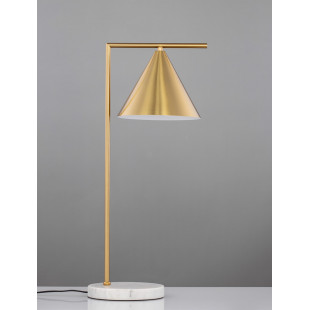 Lampa stołowa Antipe - Mosiądz i Marmur | Decolab24