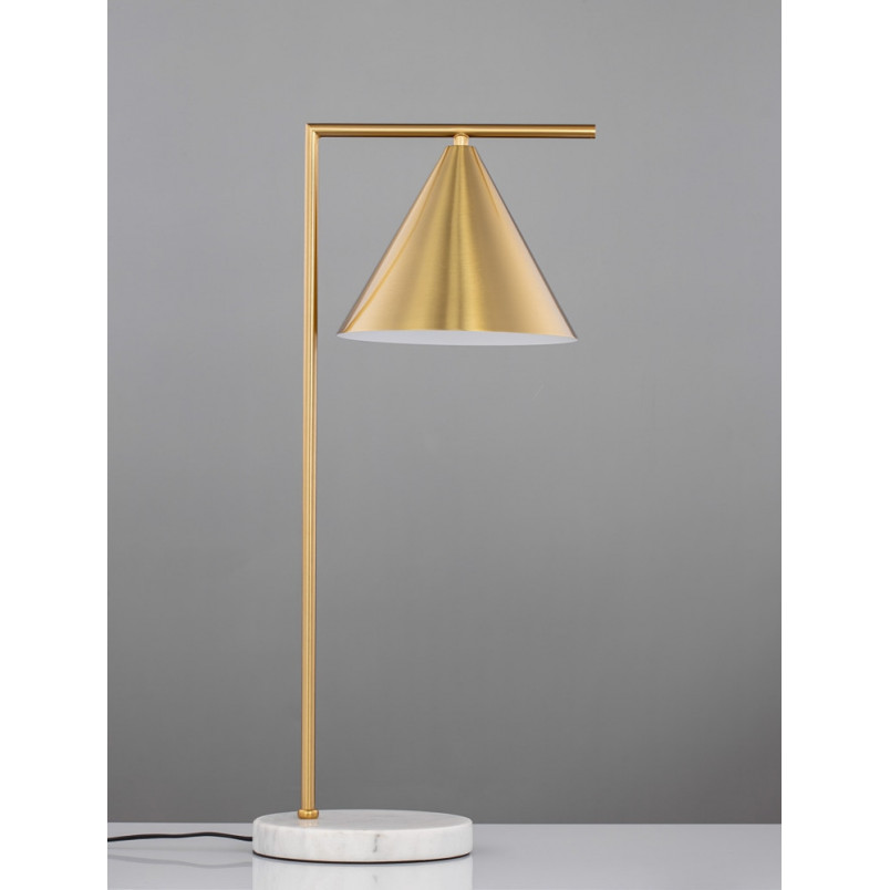 Lampa stołowa Antipe - Mosiądz i Marmur | Decolab24