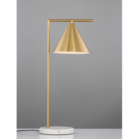 Lampa stołowa Antipe - Mosiądz i Marmur | Decolab24