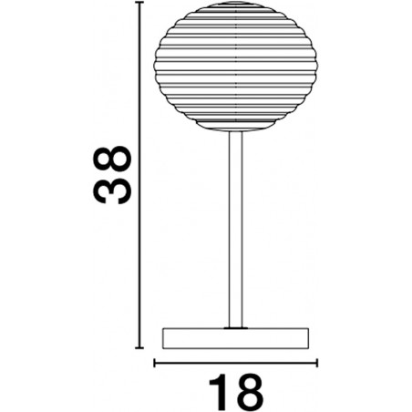 Lampa szklana Nella | Biało-złota, E14 | Decolab24