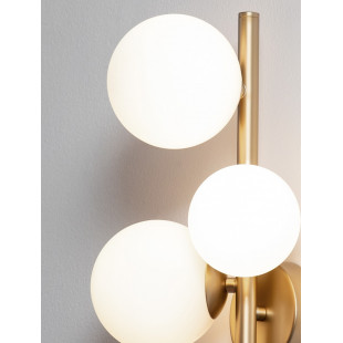 Kinkiet 3 szklane kule glamour Nerro - Luksusowy design | Decolab24