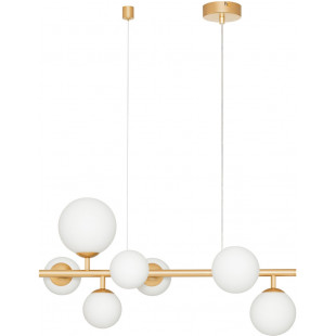 Lampa wisząca szklane kule Nerro 65cm w stylu glamour